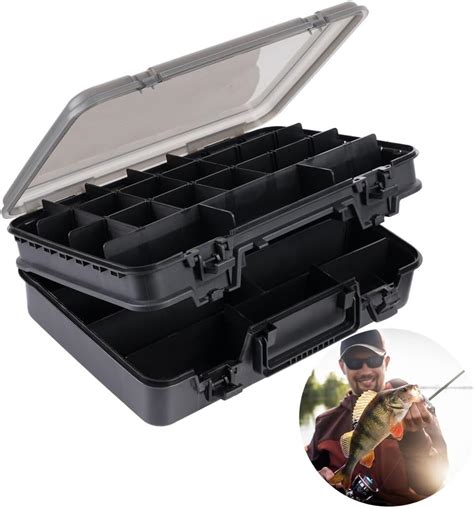 metal two tier tackle box|Metal Fishing Tackle Boxes for sale .